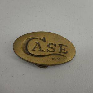 Vintage Brass Belt Buckle 1978 Case Cutlery Knives XX